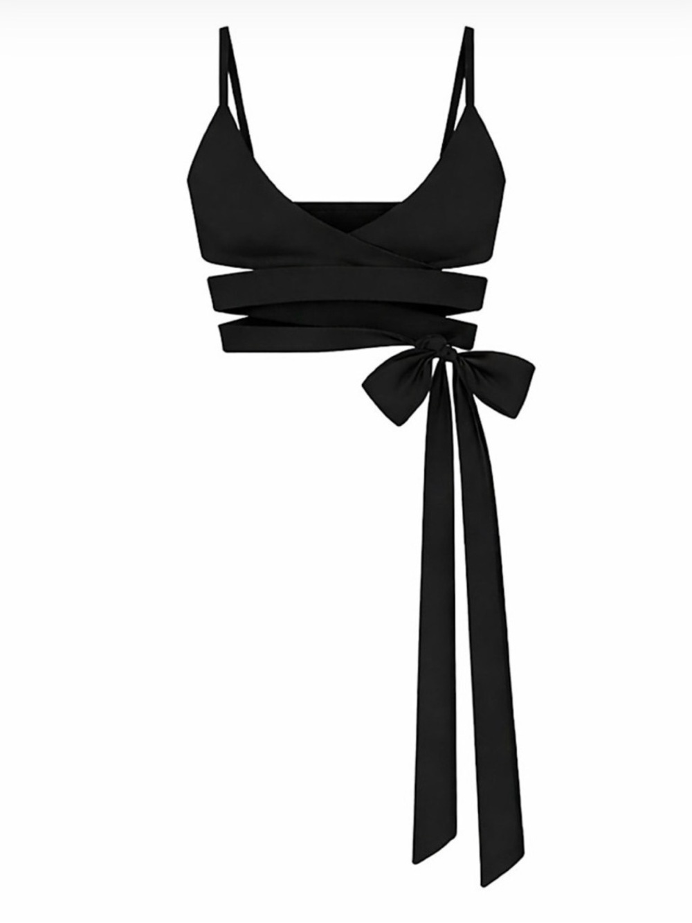 Skims/Nike Matte Surplice Wrap Bra Womens medium New with Tags